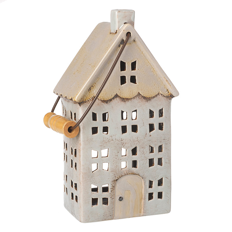 Ceramic House Lantern