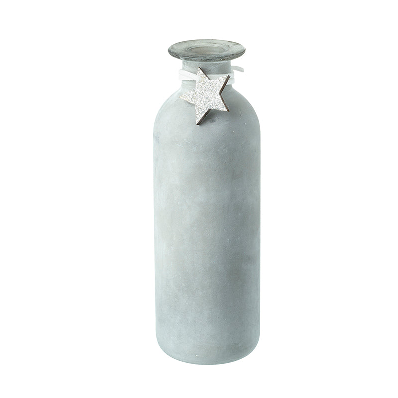 Small Grey Bottle With Silver Star