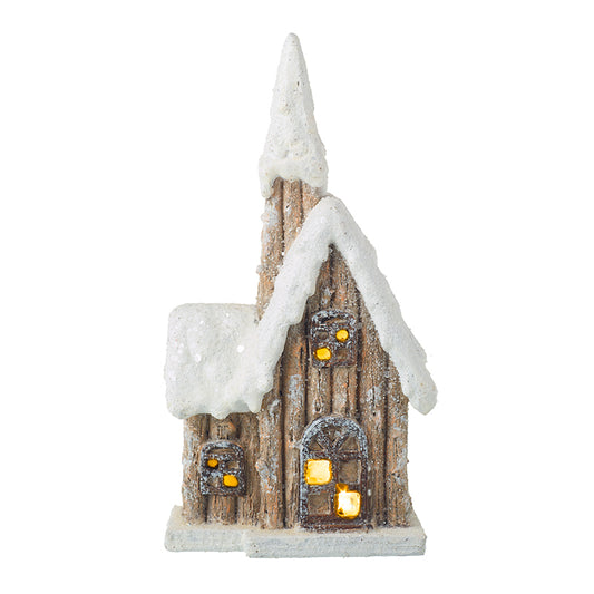 Snowy Light Up House