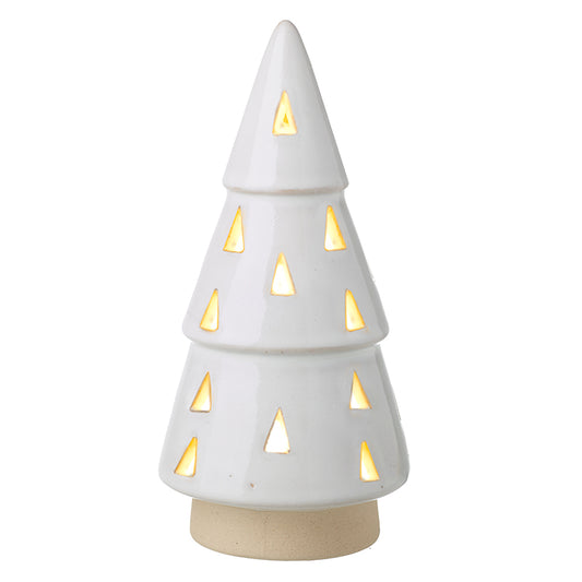 White Cut Out Porcelain Tree