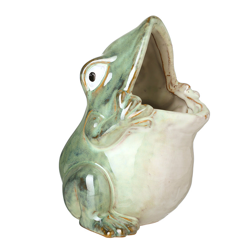 Porcelain Frog Pot