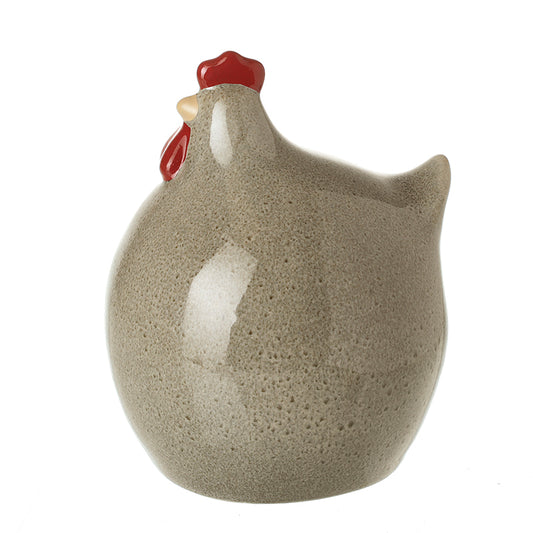 CERAMIC CHICKEN ORNAMENT MED