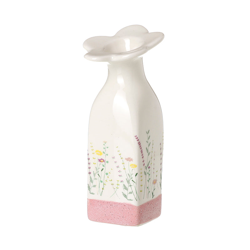 FLORAL CERAMIC VASE