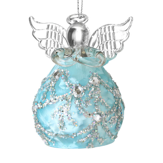 GLASS BRIGHT BLUE ANGEL