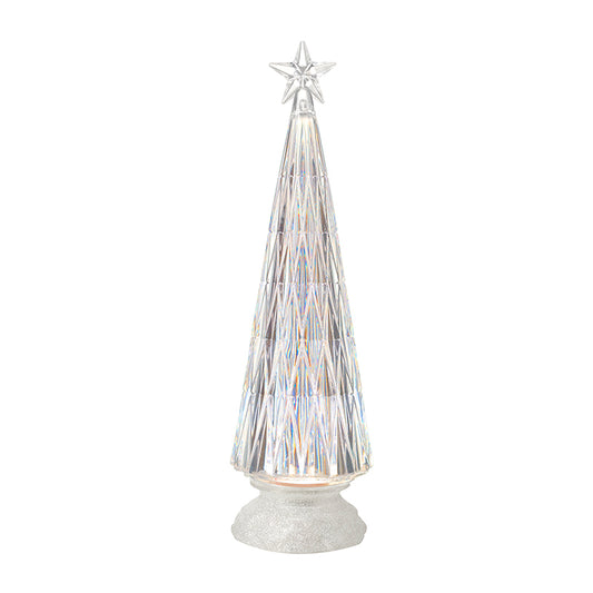 Sml Led Rotating Christmas Tree