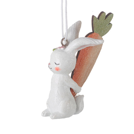 Hanging Rabbit With Carrot