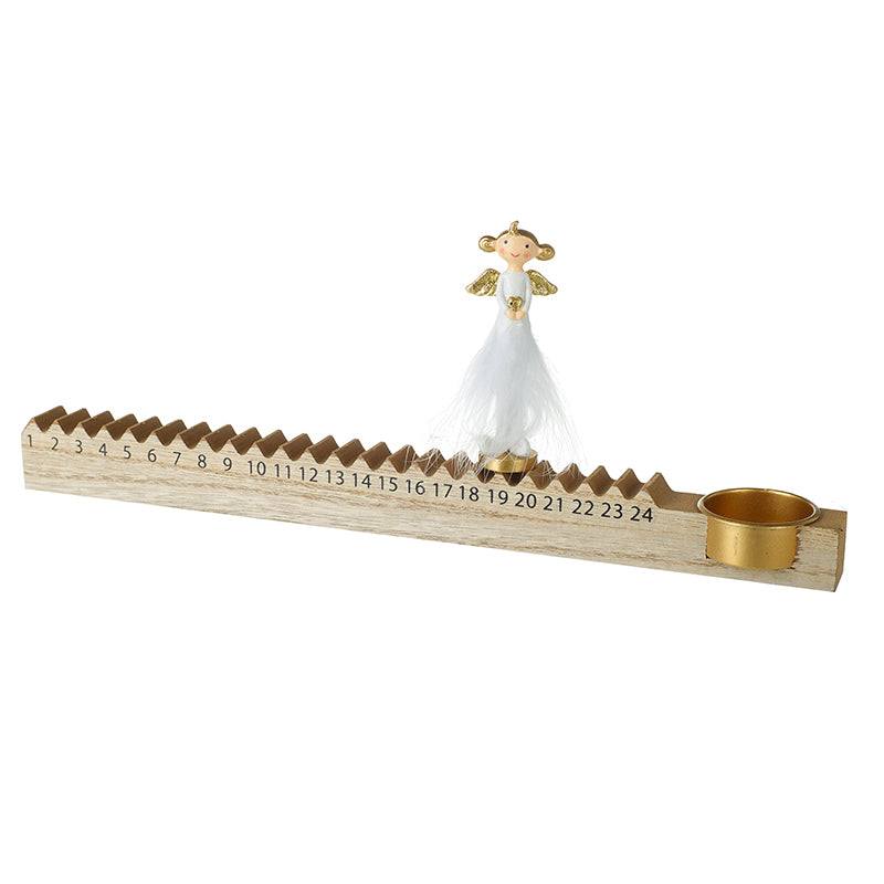 Angel Advent Countdown T-Light Rule