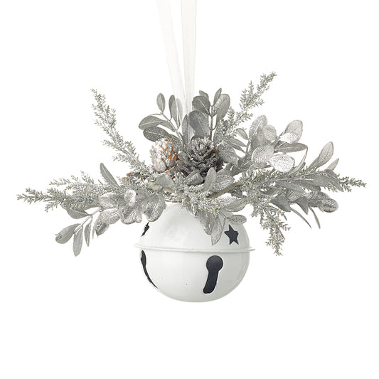 White Bell Foliage Top Bell Hanger