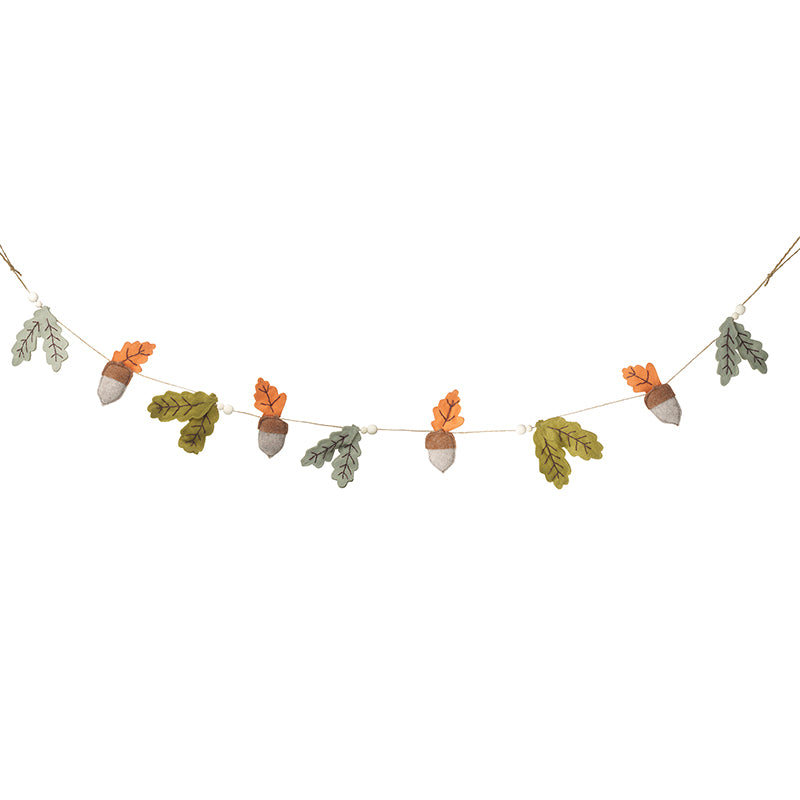 Acorn And Oak Leaf Garland