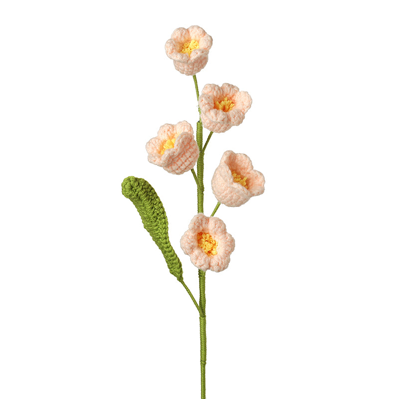 Knitted Pink Tulip Stem