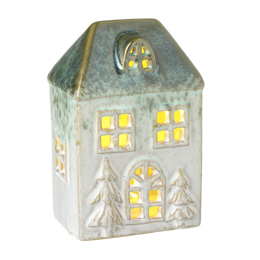 CERAMIC HOUSE W/LED