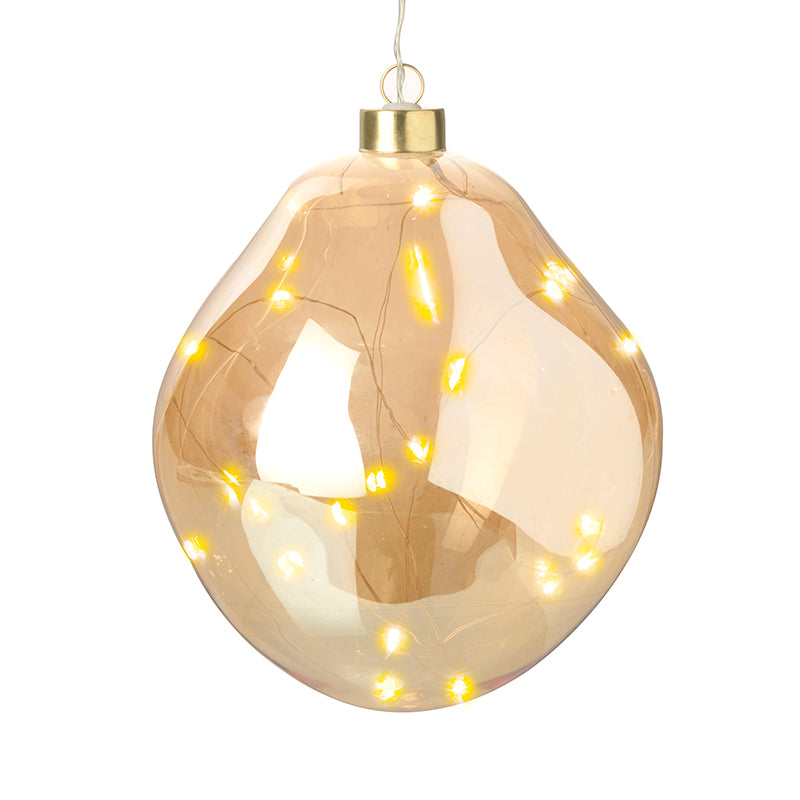 Irregular Led Glass Bauble
