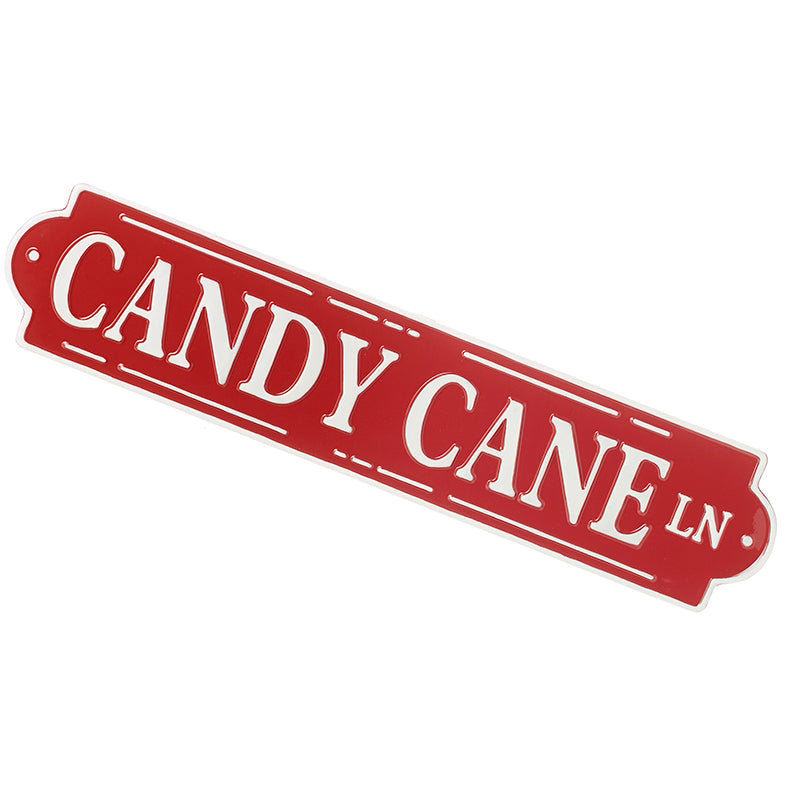 Candy Cane Sign