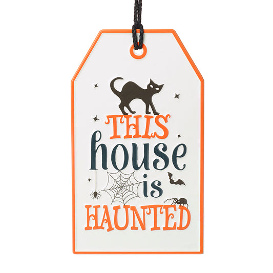 Metal Haunted House Sign