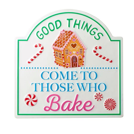 Metal Good Things Sign