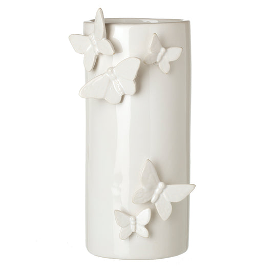 White Butterfly Pot