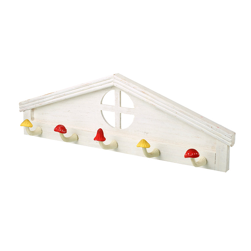Wooden Toadstal Coat Hooks