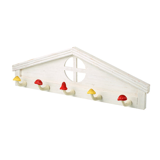 Wooden Toadstal Coat Hooks