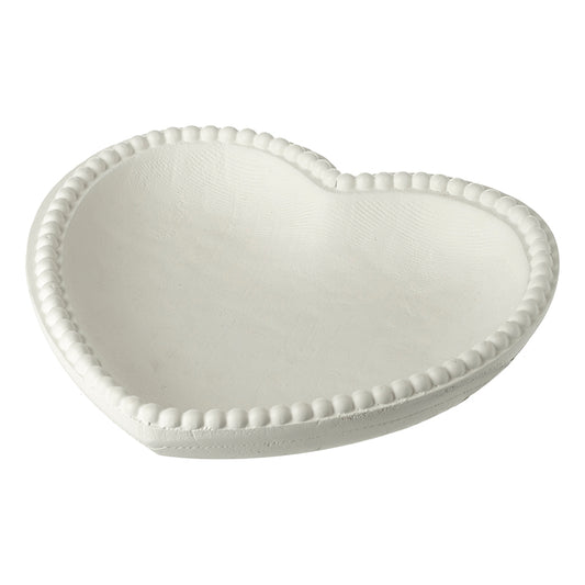 White Heart Plate