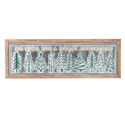 Merry Christmas Tree Sign