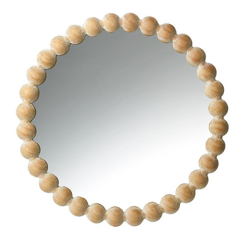 Mirror With Carved Ball Frame