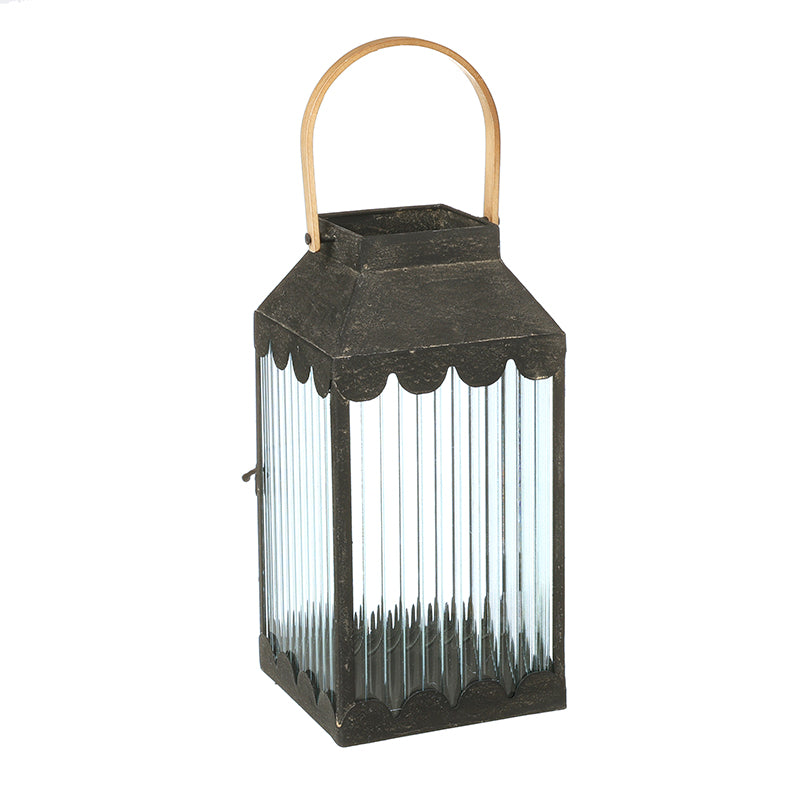 BLACK METAL SML LANTERN