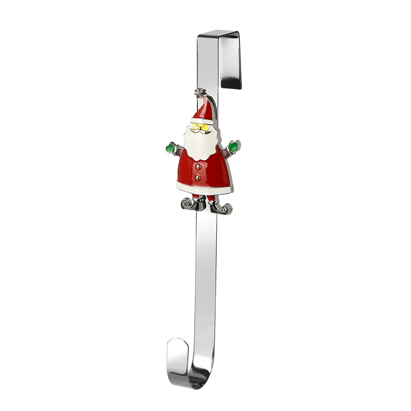 SANTA METAL WREATH HANGER