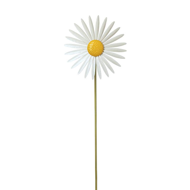 Small Metal Daisy Spinner Stake