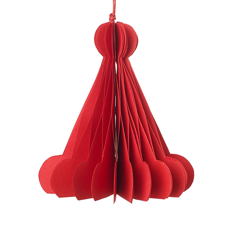 Paper Opening Santa Red Hat