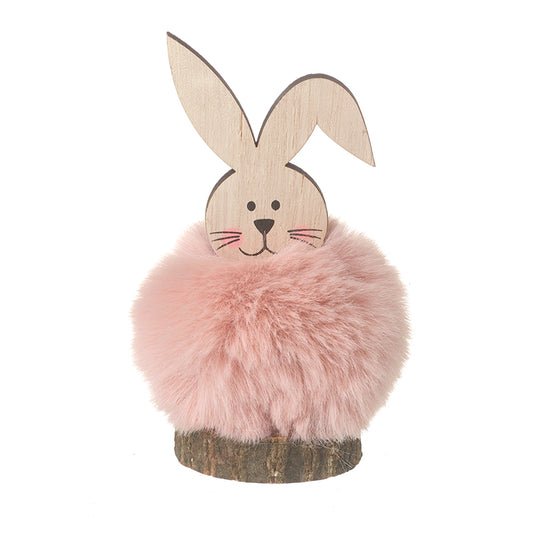 Fluffy Pink Rabbit
