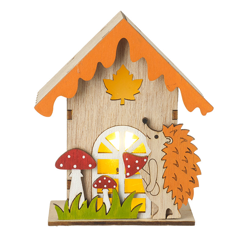Wooden Hedgehog House