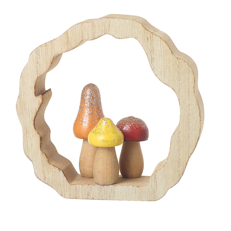Wooden Mushrooms