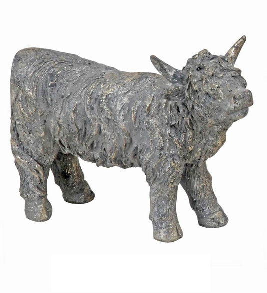 Stone Coloured Highland Cow