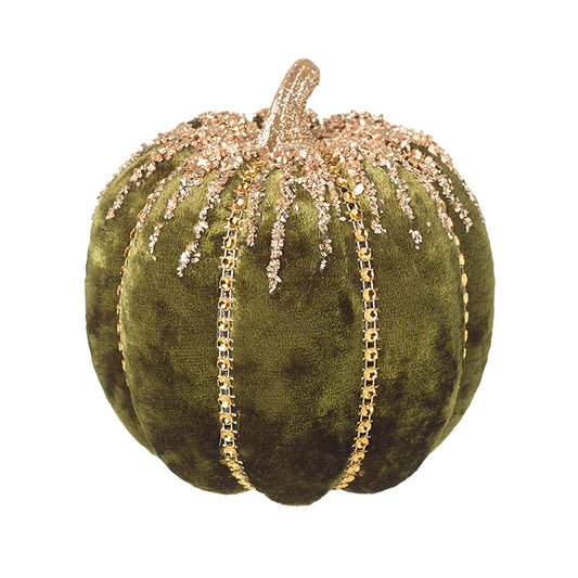 Green Velvet Pumpkin