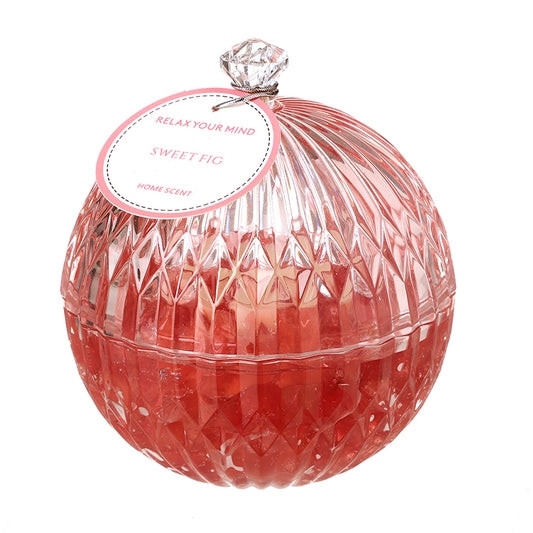 GLASS CANDLE SWEET FIG