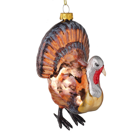 Glass Hanging Turkey