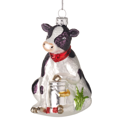 Glass Hanging Cow