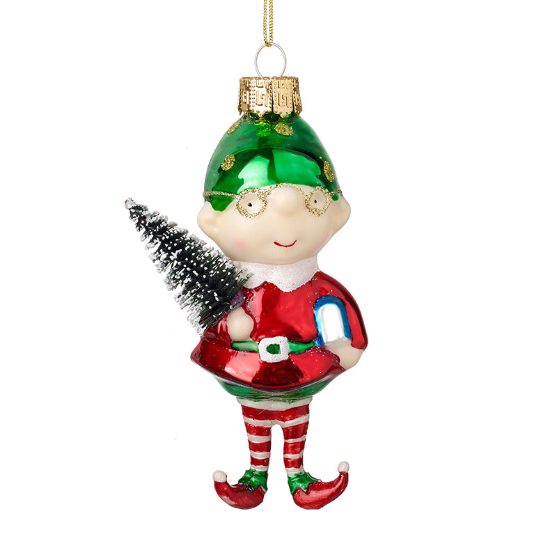 Glass Elf Hanger