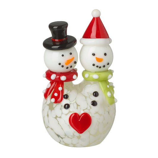 Glass Snow Couple