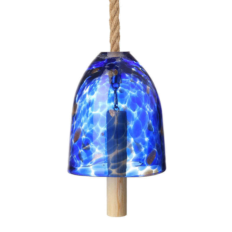 Blue Glass Wind Bell