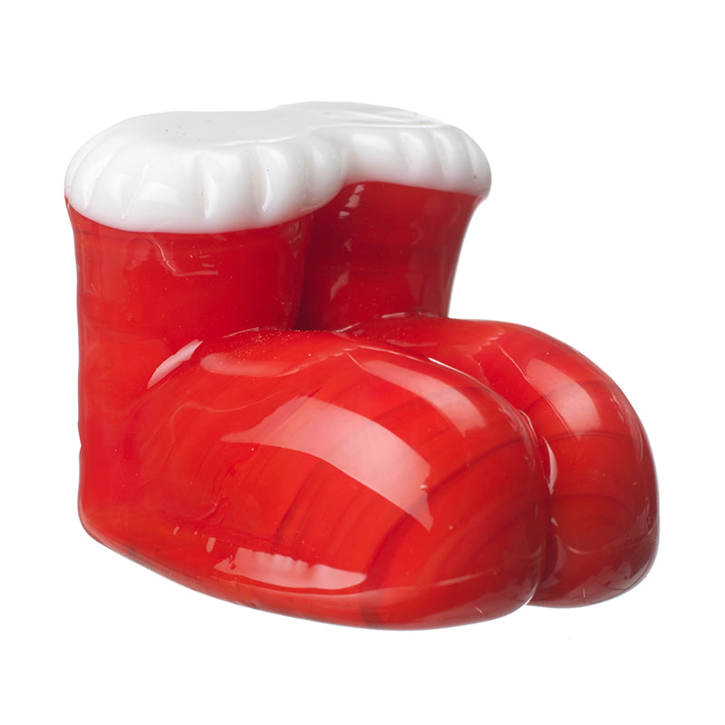 Red Glass Boots