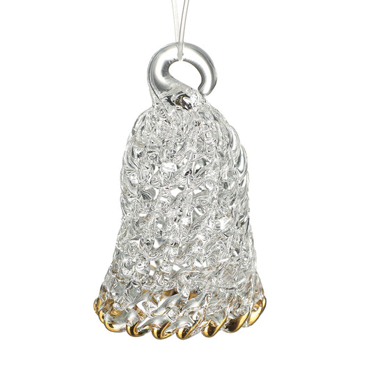 Spun Glass Bell Hanger Dec