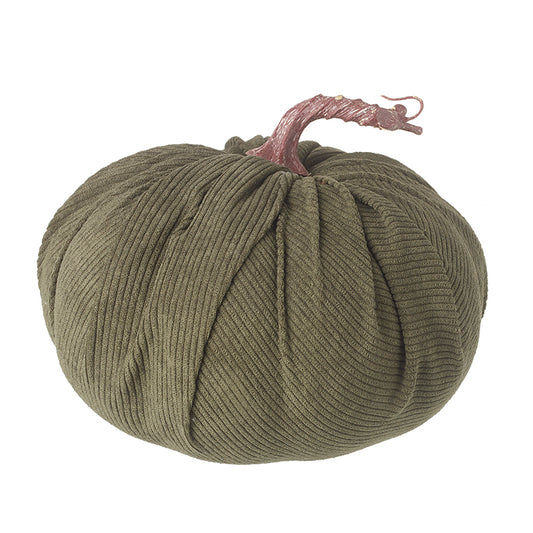 Green Cord Fabric Pumpkin