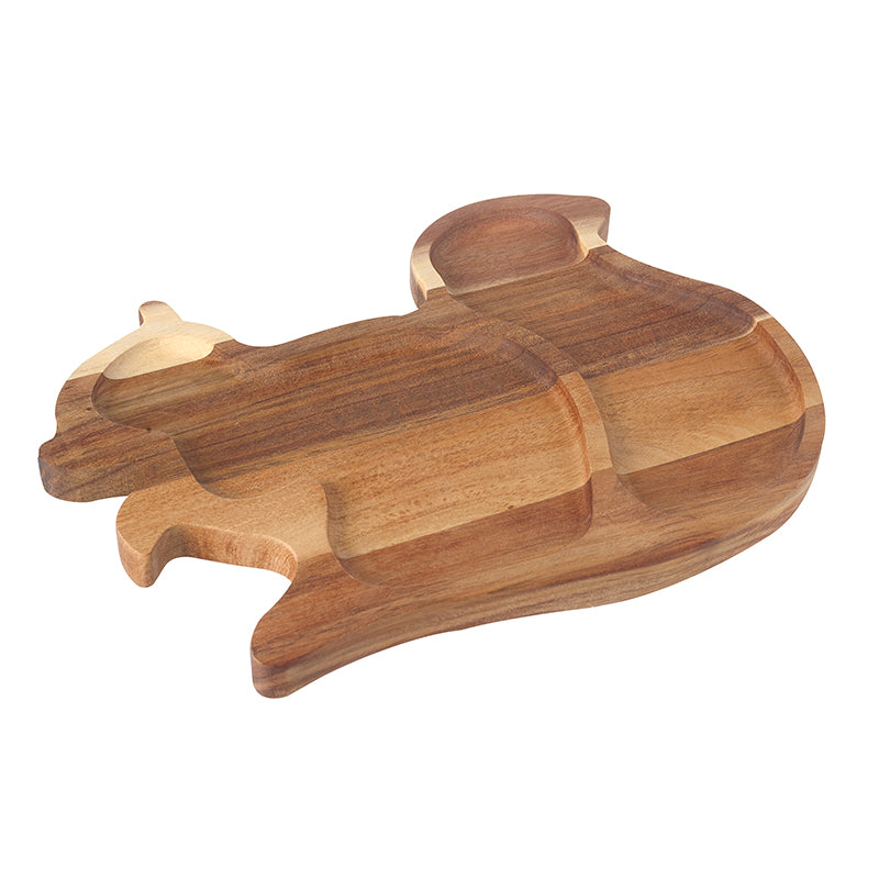 Wooden Squirrel Tray
