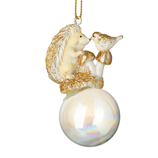 Hanging Hedgehog On Bauble