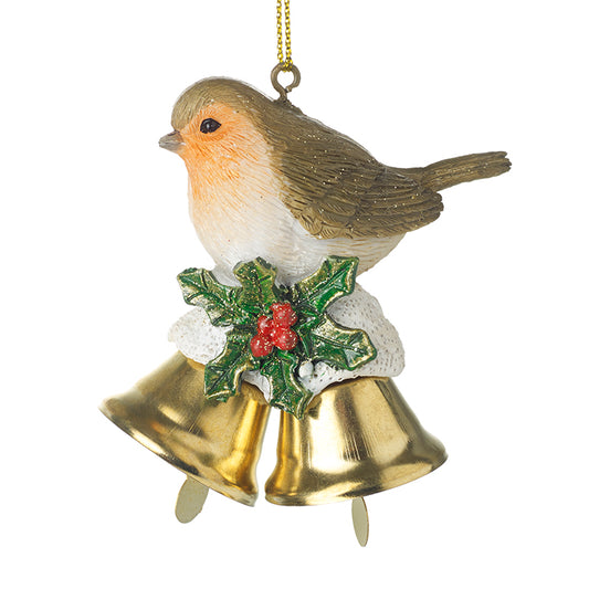 Robin & Gold Bells Hanger