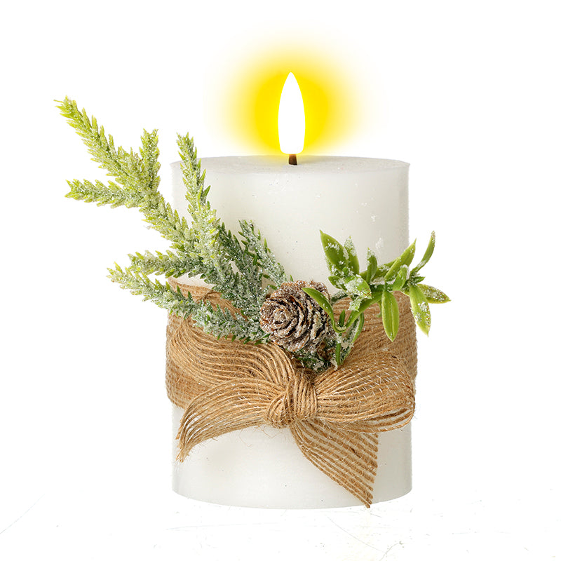 WHITE DECORATIVE LED CANDLE
