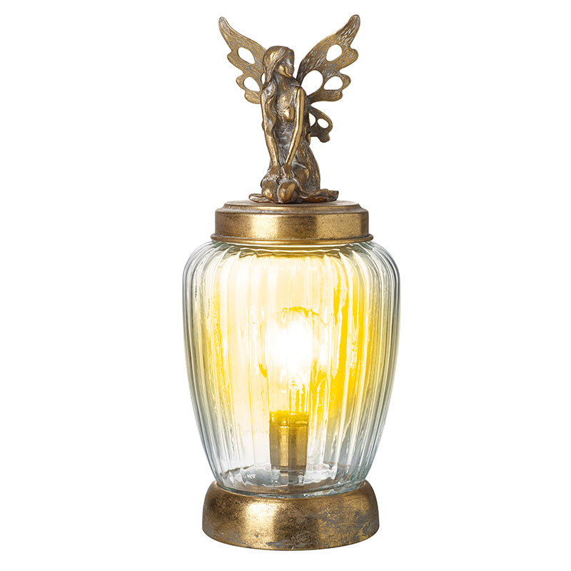 ANGEL TOP GLASS LANTERN