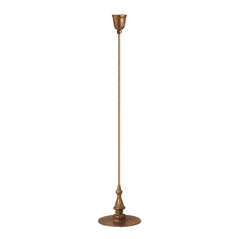 ANTIQUE GOLD FINISH STANDING LAMP LRG