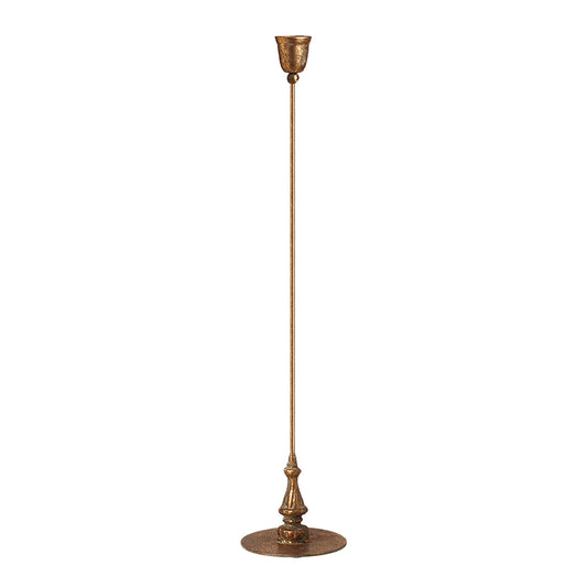 ANTIQUE GOLD FINISH STANDING LAMP LRG